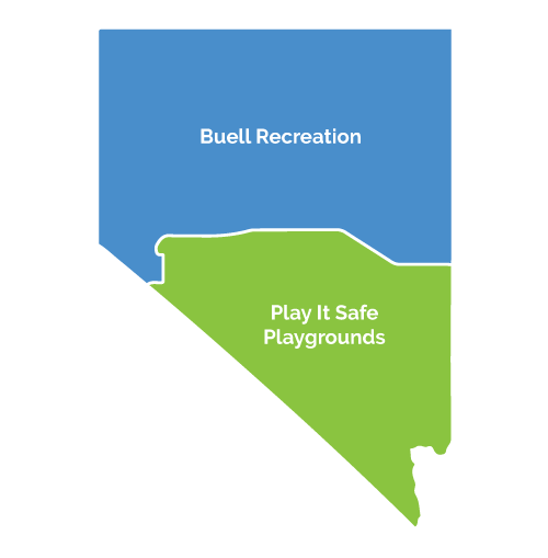 Nevada Commercial Playground Equipment Representative Map