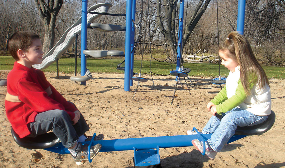 Playground 2 Seat Rocker Teeter Totter Style