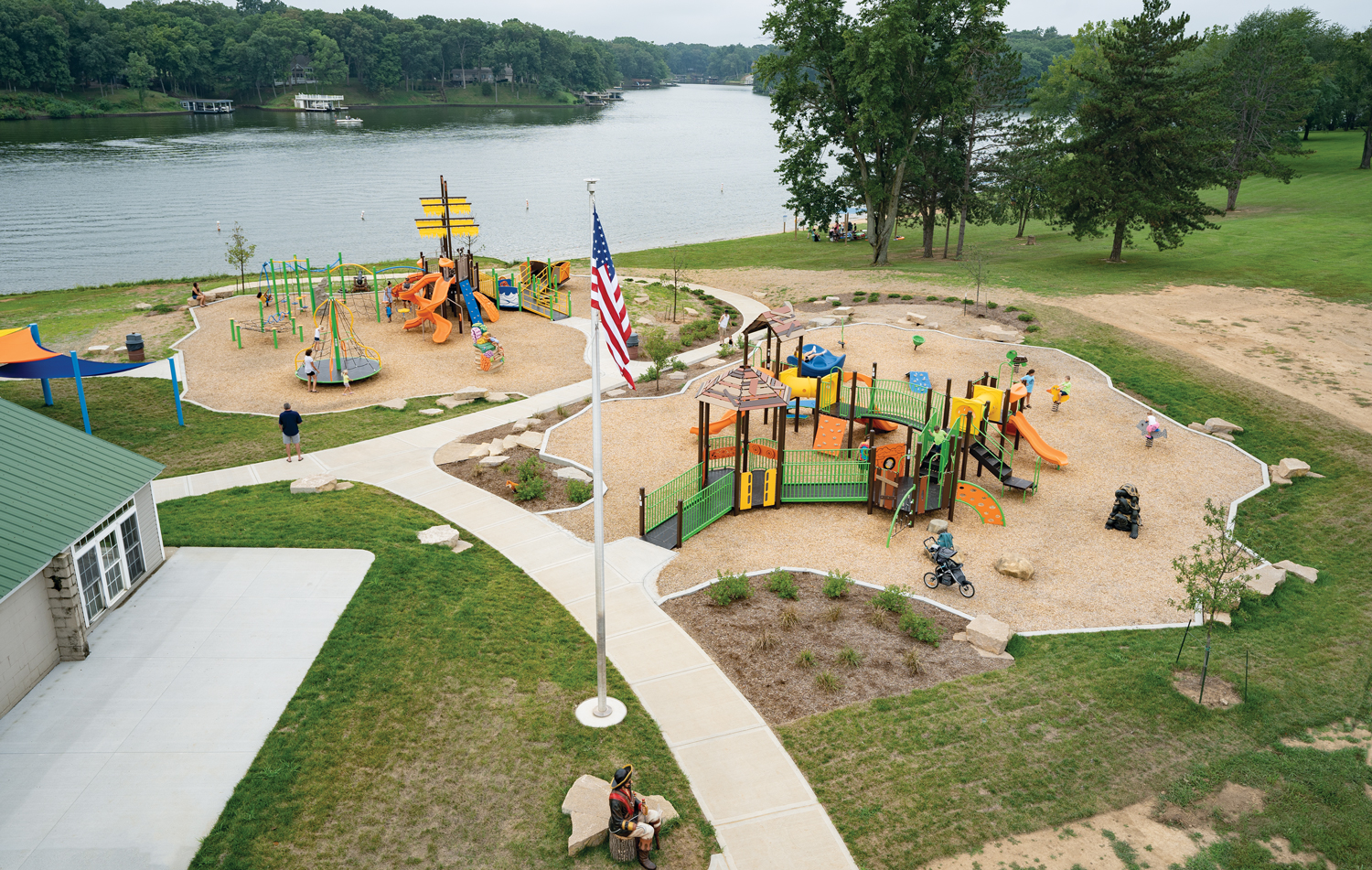 burke lake park fitness course