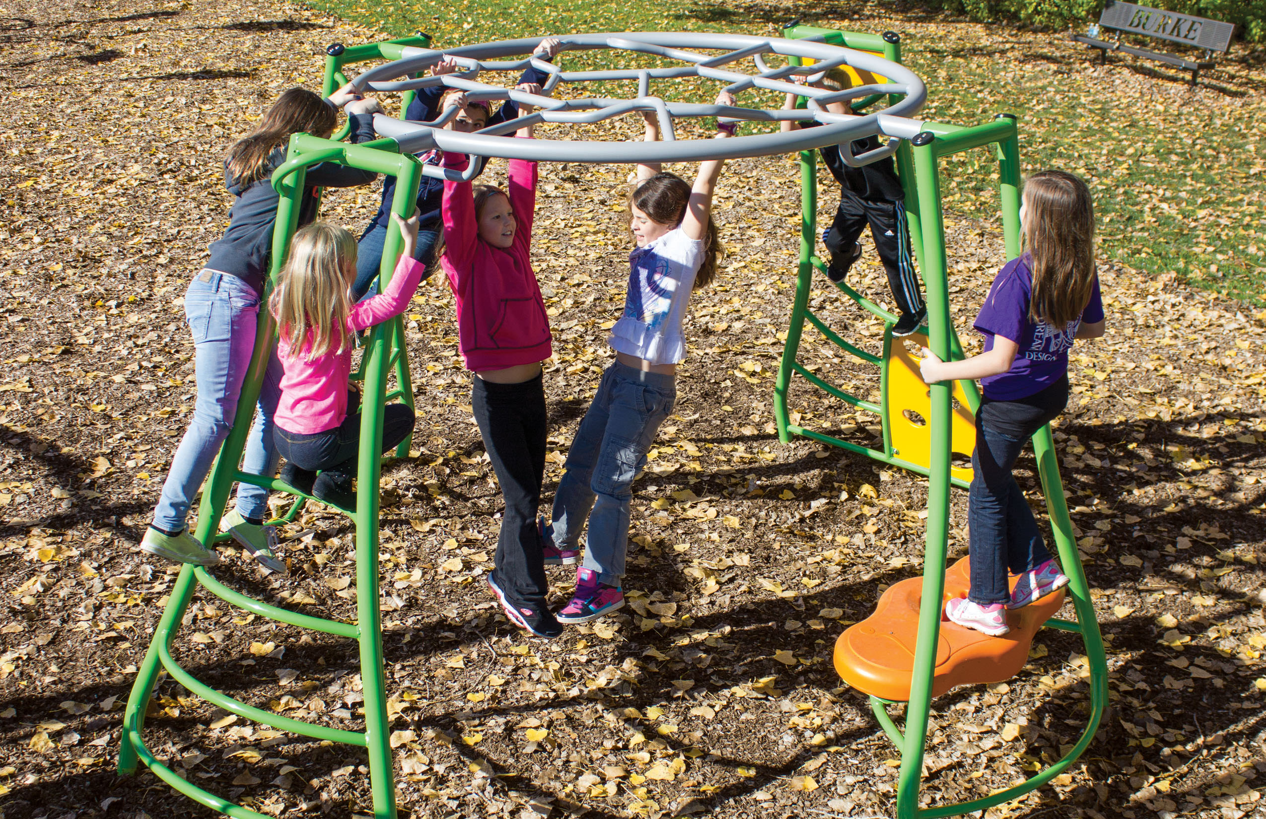 Monkey Bars on a Playground - Fall Height and Playground Safety