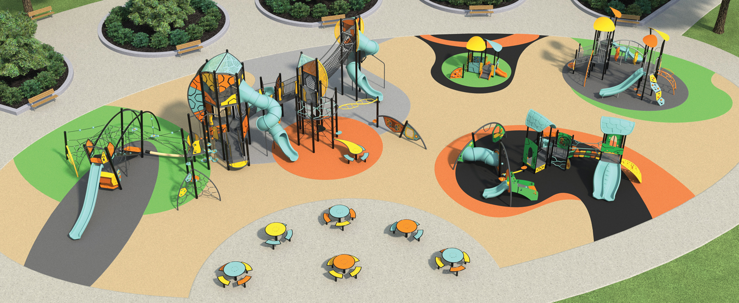 Playground 3D Concept Art
