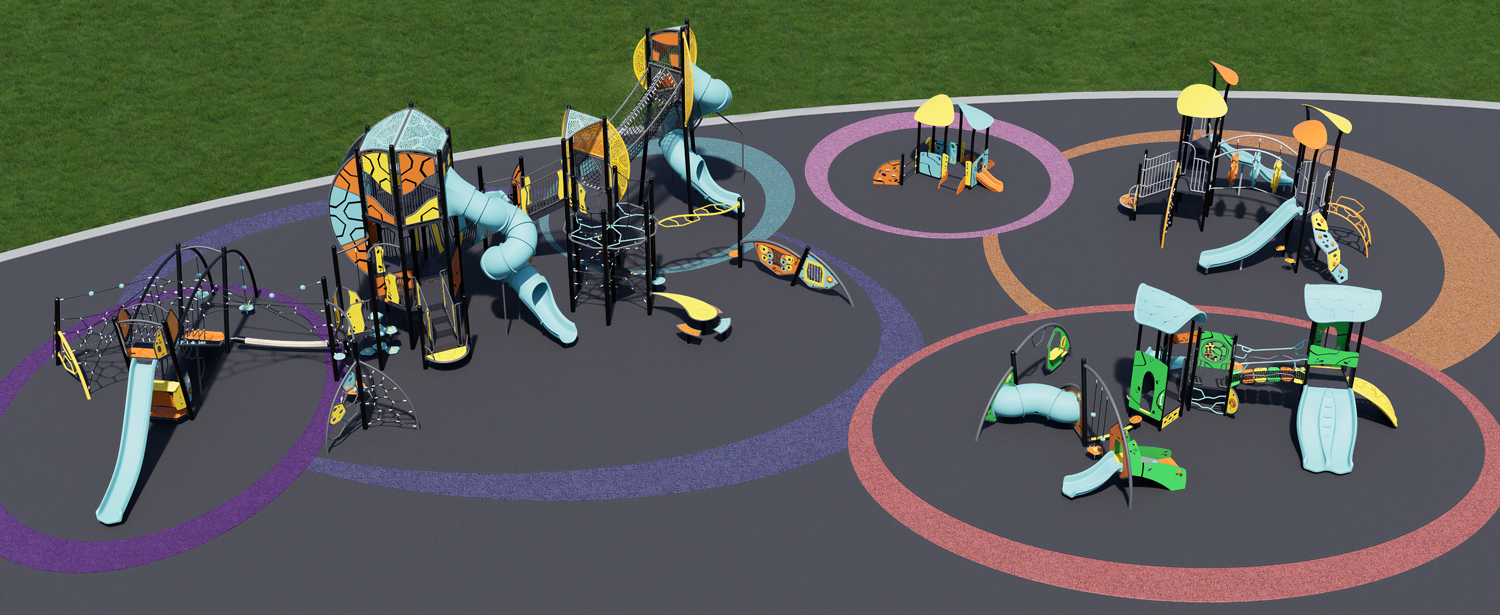Playground 3D Concept Art