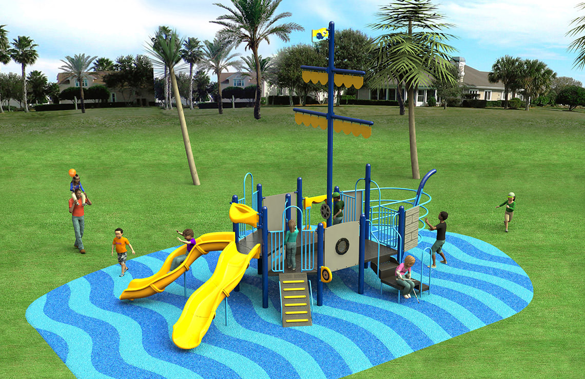 pirate ship playground set