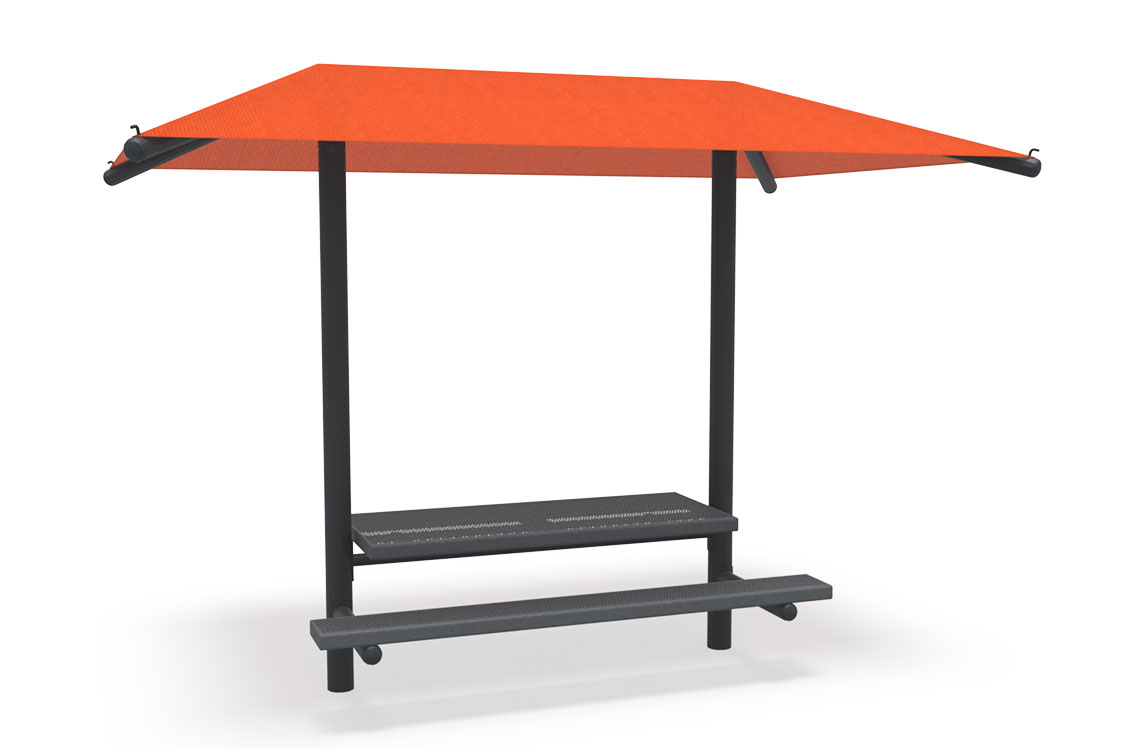 Freestanding Shade with ADA Table