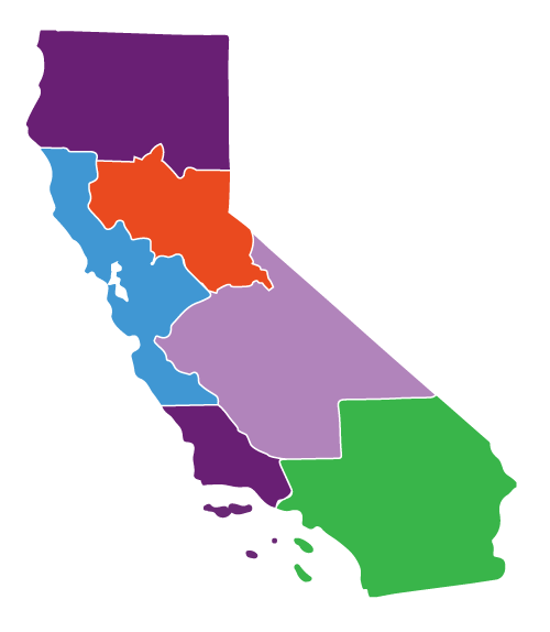California Commercial Playground Equipment Representative Map
