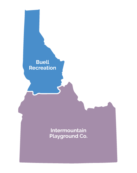 Idaho Commercial Playground Equipment Representative Map