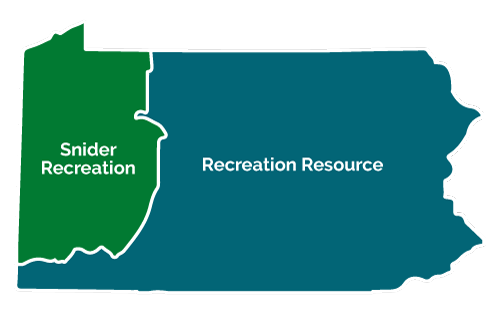 Pennsylvania Commercial Playground Equipment Representative Map