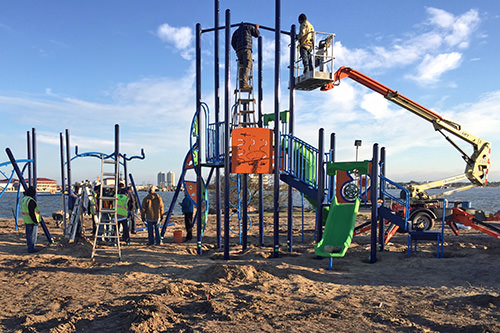 Commercial Playground Installation