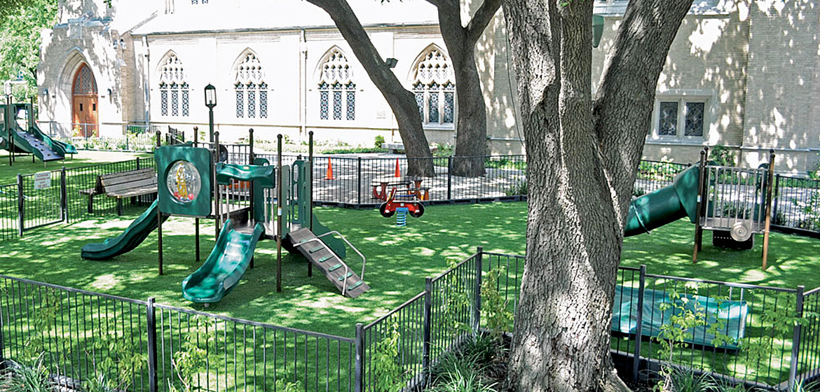 church playground equipment