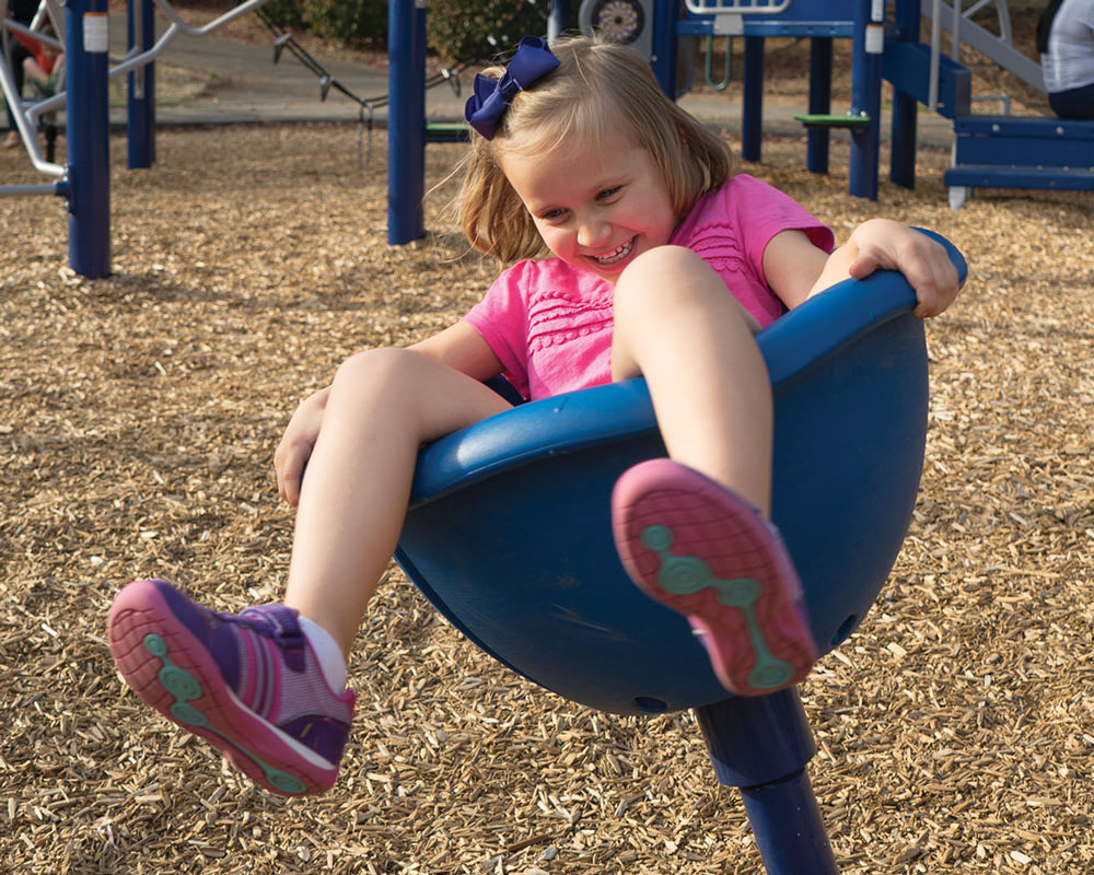 Spinning on sale playground equipment