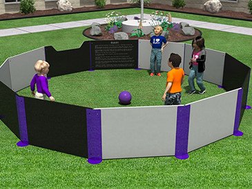 Gaga Ball Pit with Rules