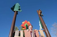 Evergreen Post Topper