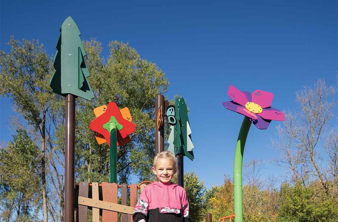 Flower Post Topper
