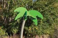 Palm Tree Post Topper