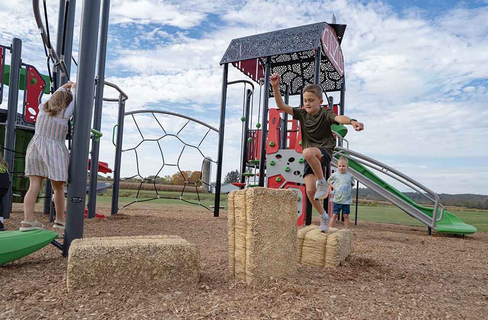 Burke Fun Farm Hay Bale - Vertical