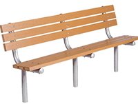 6' Recycled Plastic Bench