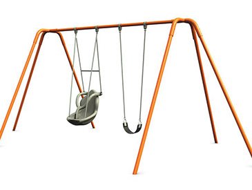 Contemporary Three-Way End Support Swing Seat