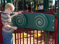 Spiral Spinner Accessible Reach Panel